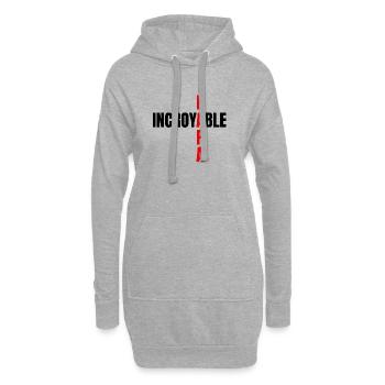 Erstaunlicher Vater - Hoodie-Kleid - Grau meliert - Vorne