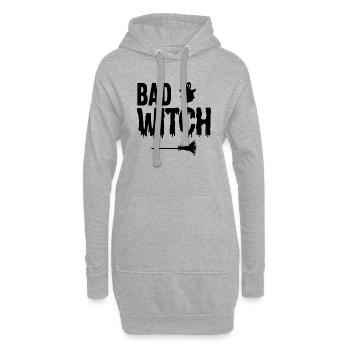 Bad Witch - Hoodie-Kleid - Grau meliert - Vorne