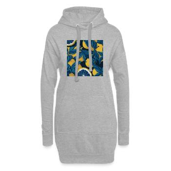 Zitrone - Hoodie-Kleid - Grau meliert - Vorne