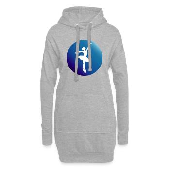 Dancing Dance Music - Hoodie Dress - heather grey - Front