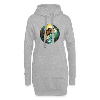 Jaguar - Hoodie-Kleid - Grau meliert - Vorne