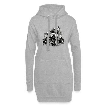 Monstertruck BeastBuster - Hoodie-Kleid - Grau meliert - Vorne