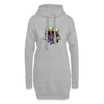 Bernard Weintraube - Hoodie-Kleid - Grau meliert - Vorne
