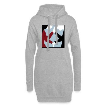 Verbindung - Hoodie-Kleid - Grau meliert - Vorne