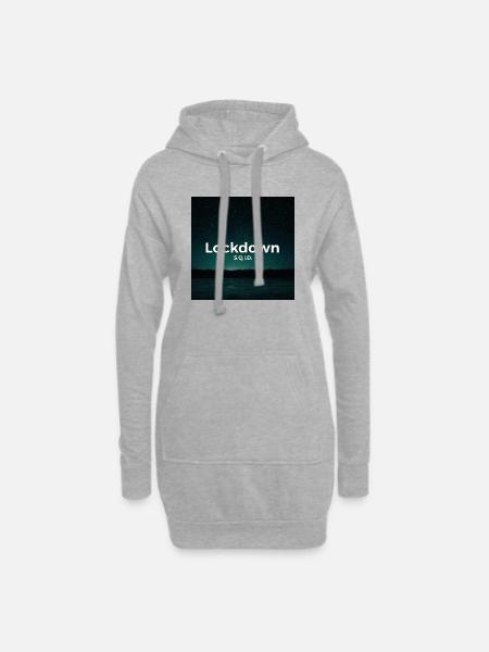 Lockdown - Hoodie-Kleid - Grau meliert
