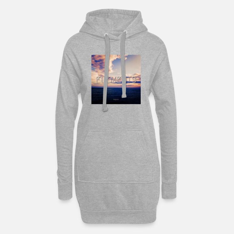 Elements - Hoodie-Kleid - Grau meliert