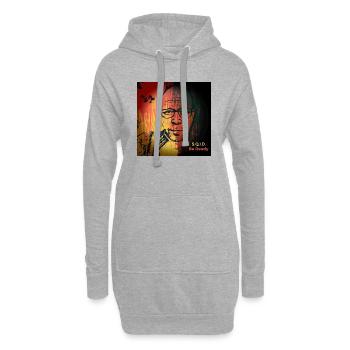 Be Ready - Hoodie-Kleid - Grau meliert - Vorne