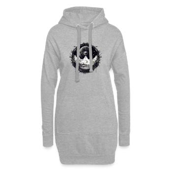 maya11 - Hoodie-Kleid - Grau meliert - Vorne