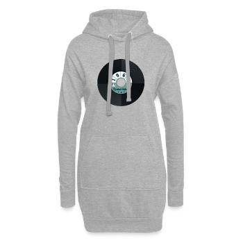 Millésime 1963 - Sweat-shirt à capuche long Femme - gris chiné - Devant