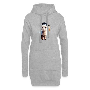 Bachelor Alpaga Graduation Studies Graduate - Sweat-shirt à capuche long Femme - gris chiné - Devant
