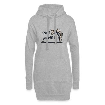 Not Mine! - Hoodie-Kleid - Grau meliert - Vorne