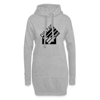 DIN ONKEL 745 - Hoodie-Kleid - Grau meliert - Vorne