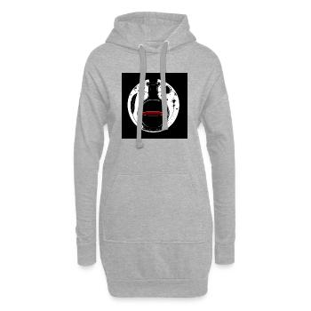 Liebestrank - Hoodie-Kleid - Grau meliert - Vorne