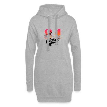 Jahrgang 1984-84th Anniversary - Hoodie-Kleid - Grau meliert - Vorne