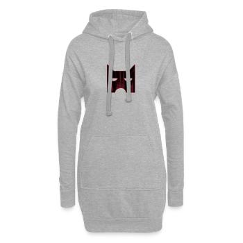 Schattenclan Shadowclan Firestar Feuerstern Katzen - Hoodie-Kleid - Grau meliert - Vorne