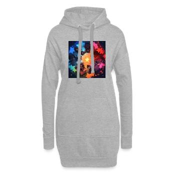Mage Girls - Hoodie Dress - heather grey - Front