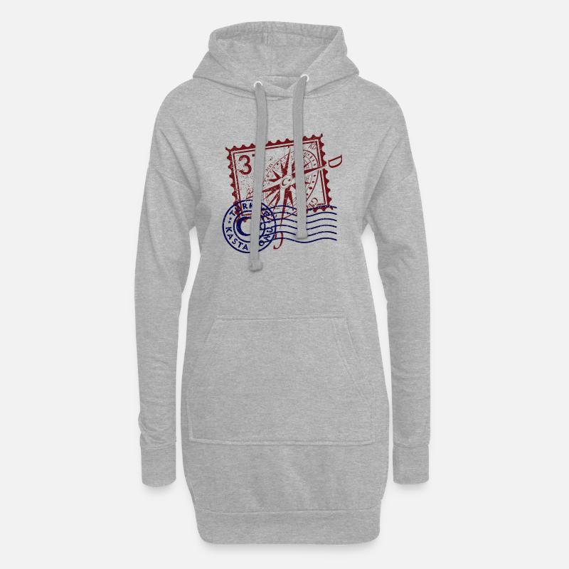 Kastamonu - Hoodie-Kleid - Grau meliert
