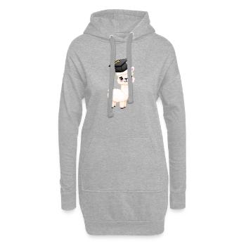 Bachelor Alpaga Graduate School Leaving Certificate Studies - Sweat-shirt à capuche long Femme - gris chiné - Devant