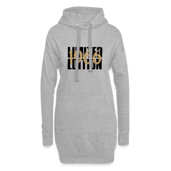 Vintage 1966 - Hoodie-Kleid - Grau meliert - Vorne