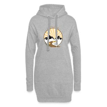 Country Roads - Hoodie-Kleid - Grau meliert - Vorne