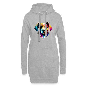 Chien de berger allemand Propriétaire de chien Chien propriétaire de chien - Sweat-shirt à capuche long Femme - gris chiné - Devant