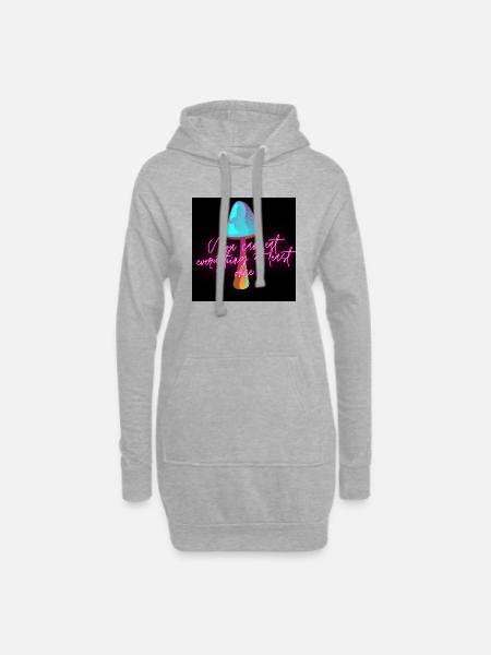 Mushroom - Hoodie-Kleid - Grau meliert