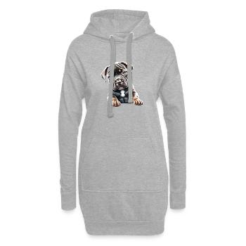 Staffordshire Bull Terrier Propriétaires de chiens Chiens Chien - Sweat-shirt à capuche long Femme - gris chiné - Devant