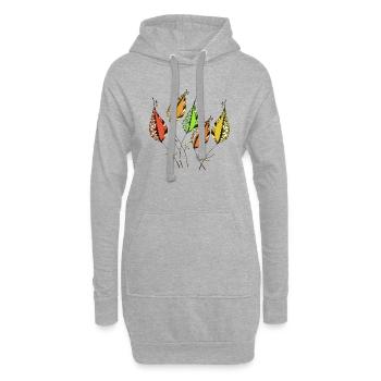 List - Hoodie Dress - heather grey - Front