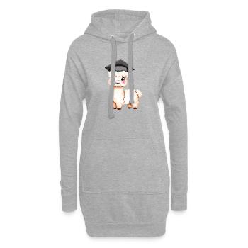 Baccalauréat Diplôme Études supérieures Alpaga - Sweat-shirt à capuche long Femme - gris chiné - Devant