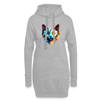 Chat Siamois, Chat, Propriétaire De Chat, Chat Domestique, Chaton - Sweat-shirt à capuche long Femme - gris chiné - Devant