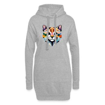 Chaton, Chat Siamois, Chat Domestique, Chat, Propriétaire De Chat - Sweat-shirt à capuche long Femme - gris chiné - Devant