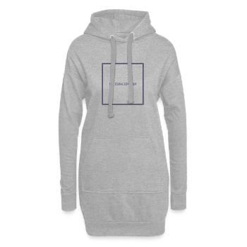 ES ESKALIERT EH - Hoodie-Kleid - Grau meliert - Vorne