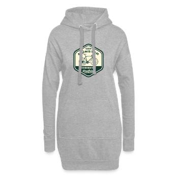 Münster Fahrrad - Hoodie-Kleid - Grau meliert - Vorne
