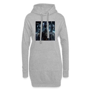 Astronomie - Sweat-shirt à capuche long Femme - gris chiné - Devant