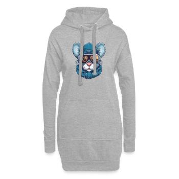 Maus Skibrille Sonnenbrille - Hoodie-Kleid - Grau meliert - Vorne