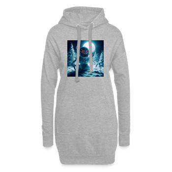Schnemann - Hoodie-Kleid - Grau meliert - Vorne
