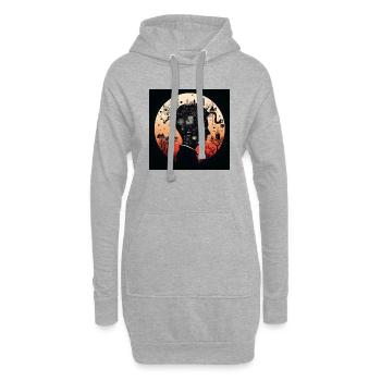 Kafka - Hoodie-Kleid - Grau meliert - Vorne