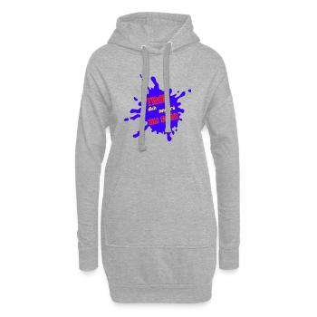 Farbige Courage: Andersartigkeit wagen 3 - Hoodie-Kleid - Grau meliert - Vorne