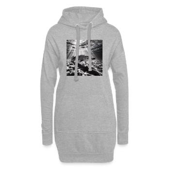 Hecht Foto 3 - Hoodie-Kleid - Grau meliert - Vorne