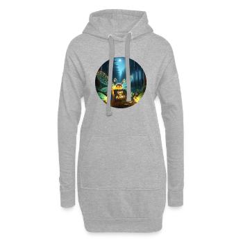 Famille Firefly - Sweat-shirt à capuche long Femme - gris chiné - Devant