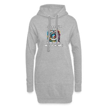 Mein Kostüm ist in der Waschmaschine! - Hoodie-Kleid - Grau meliert - Vorne