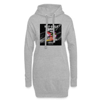 Bad Girls Die Young - Hoodie-Kleid - Grau meliert - Vorne