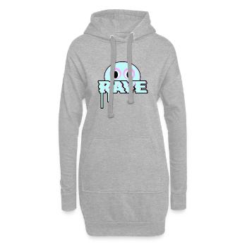 Rave - Hoodie-Kleid - Grau meliert - Vorne