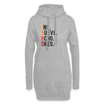 1983 41. Geburtstag - Hoodie-Kleid - Grau meliert - Vorne