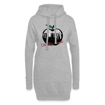 New York City - Hoodie-Kleid - Grau meliert - Vorne