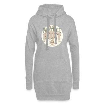 Paintball hunt, easter egg finder games - Hoodie Dress - heather grey - Front