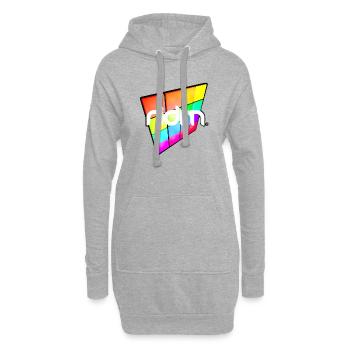 ridm midi - Hoodie-Kleid - Grau meliert - Vorne