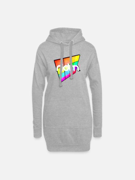 ridm midi - Hoodie-Kleid - Grau meliert