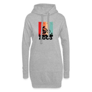 Millésime 2003 - Sweat-shirt à capuche long Femme - gris chiné - Devant