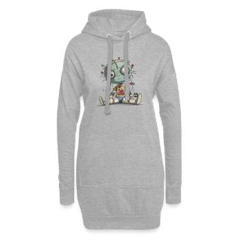 Ramenez-moi à la maison ! - Sweat-shirt à capuche long Femme - gris chiné - Devant